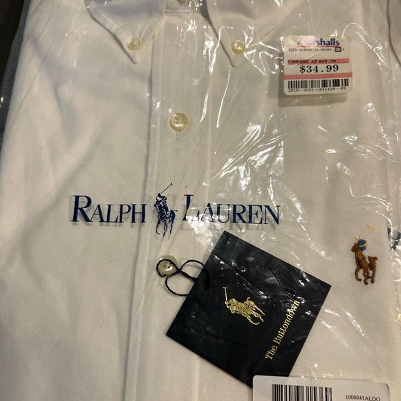 Three White Ralph Lauren shirts, new in package 15 - 32/33 - Picture 2 of 4